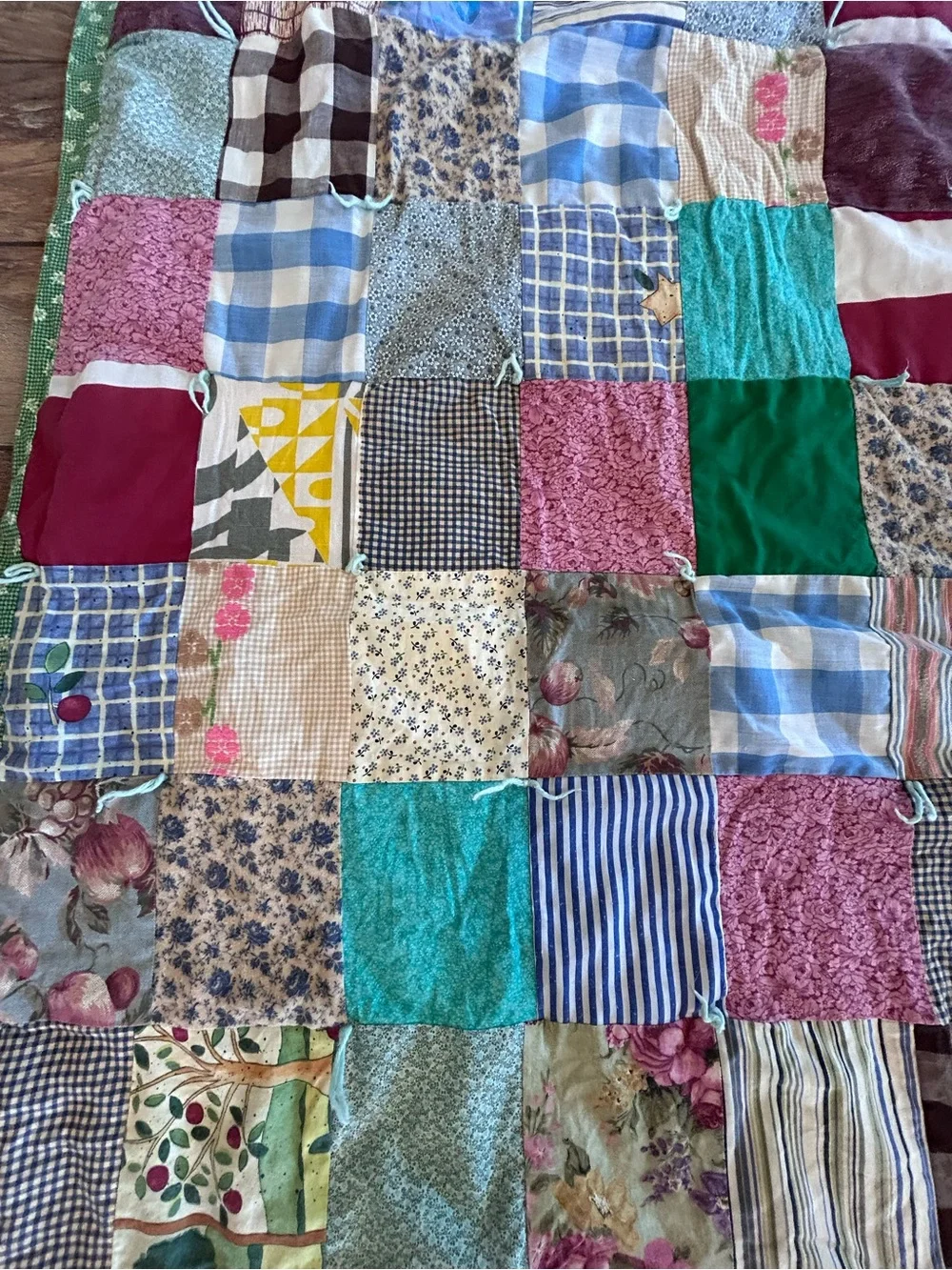 Handmade Vintage Patchwork Quilt Cozy Cottagecore